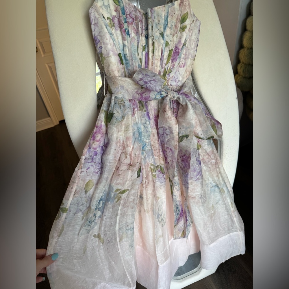 Zimmermann illuminati Floral Spaghetti Strap Dress size 2 fits medium - Picture 11 of 12